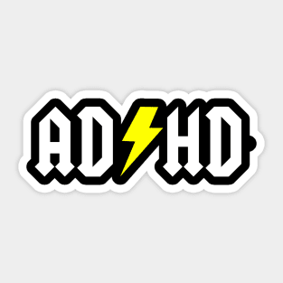 ADHD funny joke design Sticker